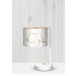 wizualizacja Biała nowoczesna lampka nocna - K326-Glown