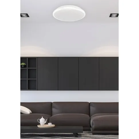 wizualizacja Biały ledowy plafon - K329-Tere