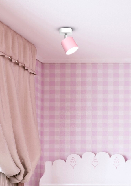 Różowy kinkiet - K344-Jetis