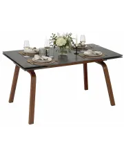 Prostokątny rozkładany stół loftowy - Olagos w sklepie Edinos.pl