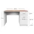 wymiary białego biurka Ontario 3X