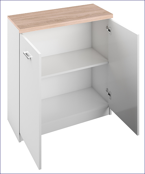 biała komoda Riza 5X