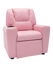 Różowy rozkładany fotel dla dziewczynki - Meldun w sklepie Edinos.pl