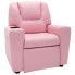 Różowy fotel dziecięcy Meldun