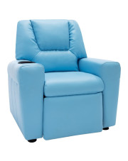 Niebieski rozkładany fotel dla dziecka - Meldun w sklepie Edinos.pl