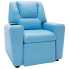 Niebieski rozkładany fotel dla dziecka - Meldun