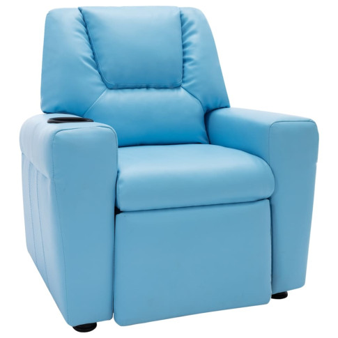 Niebieski fotel dziecięcy Meldun
