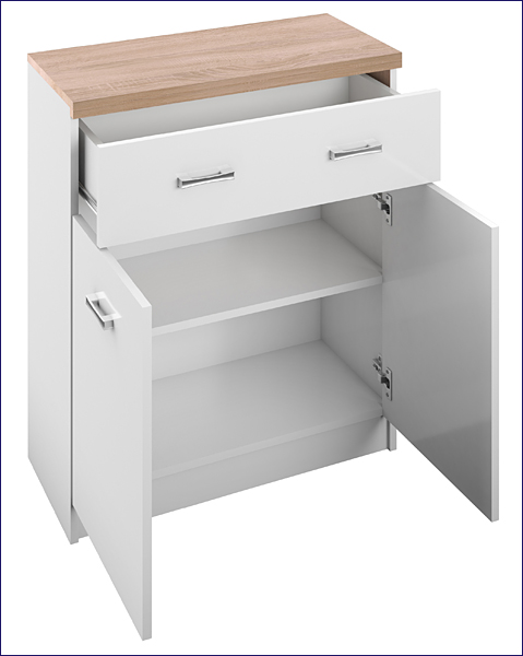 biała komoda Riza 7X