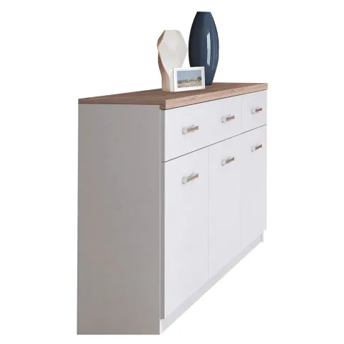 Biała komoda 120cm Ontario 9X