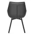 Czarne krzesło krzesło z obrotowym siedziskiem Lado 4X