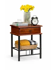 Szafka nocna czereśnia antyczna - Berno w sklepie Edinos.pl