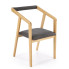 Nowoczesne drewniane krzesło Rutox