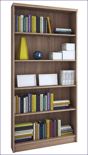 otwarty regał Riza 14X dąb sonoma