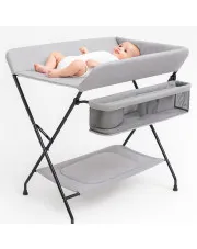 Szary przewijak dziecięcy składany - Meliva w sklepie Edinos.pl