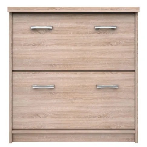 Dwukomorowa szafka na buty dąb sonoma Ontario 17X