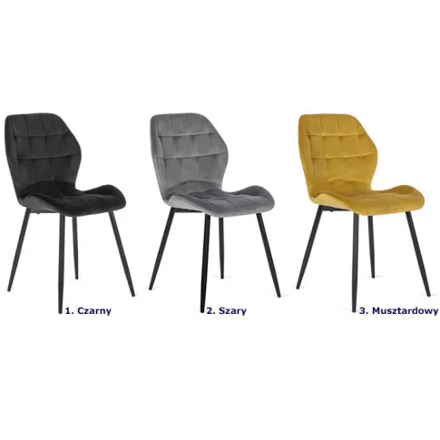 Kolory krzeseł do stołu Akin