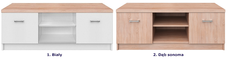 kolory szafki na TV Riza 19X