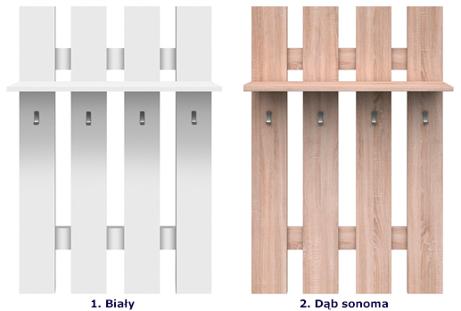 kolory wieszaka ściennego Ontario 21X