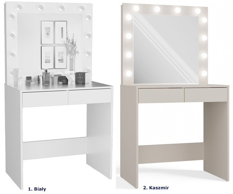 Kolory toaletki podświetlanej Wenus 3X