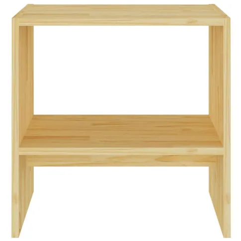 Sosnowa szafka nocna z półką Xano