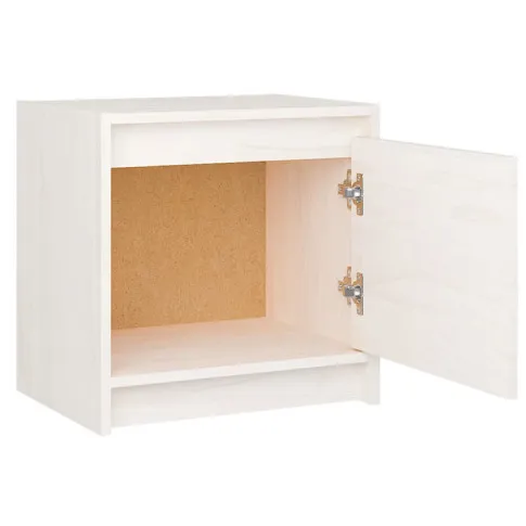 minimalistyczna biala szafka do sypialni sosnowa veco