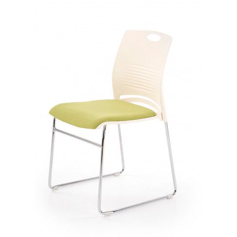 Zdjęcie produktu Fotel konferencyjny Memos - biały + zielony.