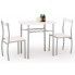 Zdjęcie produktu Stół z krzesłami Twiner - biały.