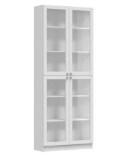 Biała szeroka szklana witryna - Clarity 10X