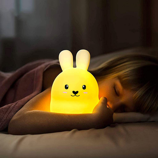 Wizualizacja silikonowej lampki nocnej królik Ofieg