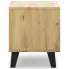 Skandynawski stolik nocny z szufladą dąb artisan Nomari 3X