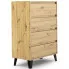 Komoda na nóżkach 4 szuflady Nomari 5X