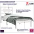Drewniane łóżko w kolorze białym 90x200 Satori 3X