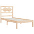 Naturalne drewniane łóżko 90x200 Satori 3X