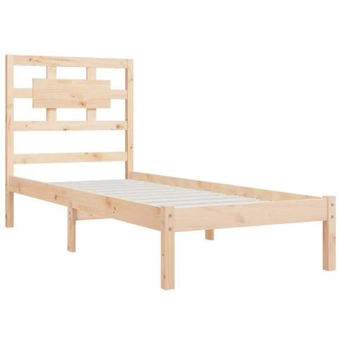 Naturalne drewniane łóżko 90x200 Satori 3X