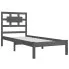 Szare drewniane łóżko 90x200 Satori 3X