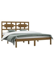 Drewniane łóżko miodowy brąz 120x200 - Satori 4X w sklepie Edinos.pl