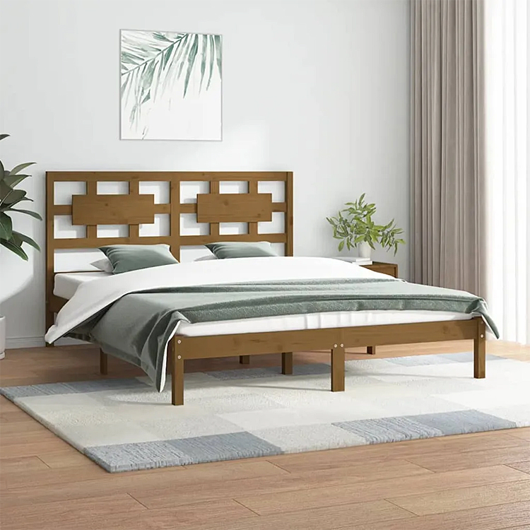 Aranżacja drewnianego łóżka Satori 5X