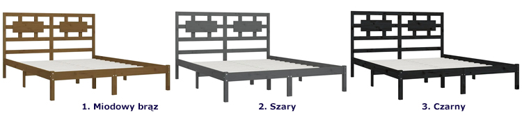 kolory łóżka Selima 5X