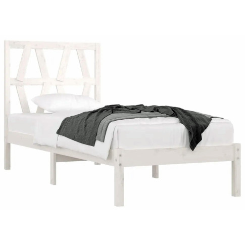 Białe sosnowe łóżko 90x200 Yoko 3X