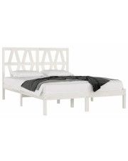 Białe skandynawskie łóżko z drewna 120x200 - Yoko 4X w sklepie Edinos.pl