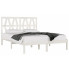 Białe skandynawskie łóżko z drewna 120x200 - Yoko 4X