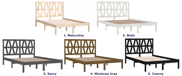 kolory łózka Dotto 4X