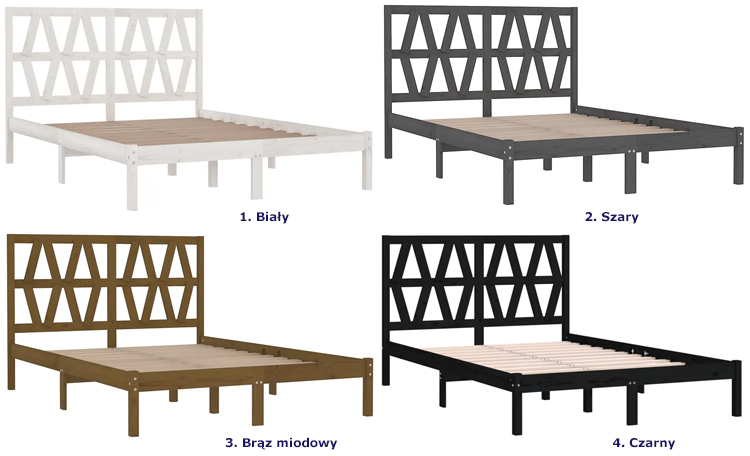 kolory łóżka Dotto 6X