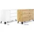 Kolory komody na nóżkach z 3 szufladami i szafką Nomari 7X