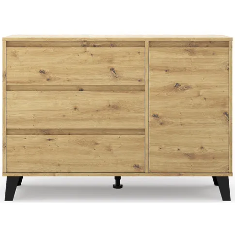 Komoda na nóżkach do salonu 3 szuflady szafka Nomari 7X artisan