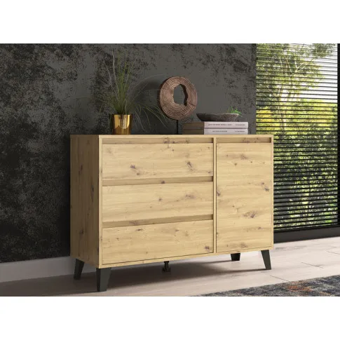 Wnętrze z wykorzystaniem komody na nóżkach Nomari 7X artisan