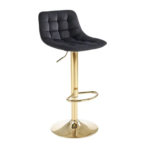 Czarny welurowy hoker Zubi