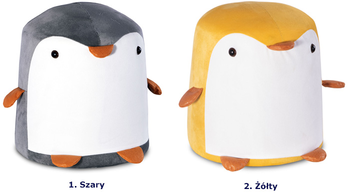 Kolory pufy pingwinek dla dziecka Olvina 3X