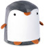 Szara pufa dla chłopca pingwin - Sturli 3X