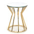 Okrągły stolik kawowy glamour z lustrzanym blatem - Elea 3X